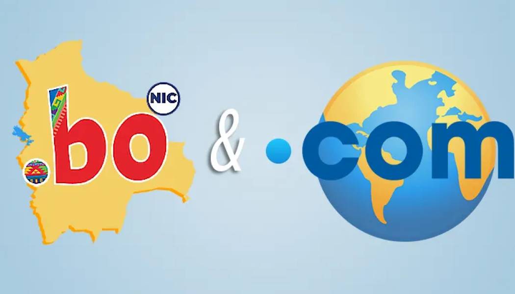 ¿Cuál es la diferencia entre dominio .bo y .com?
